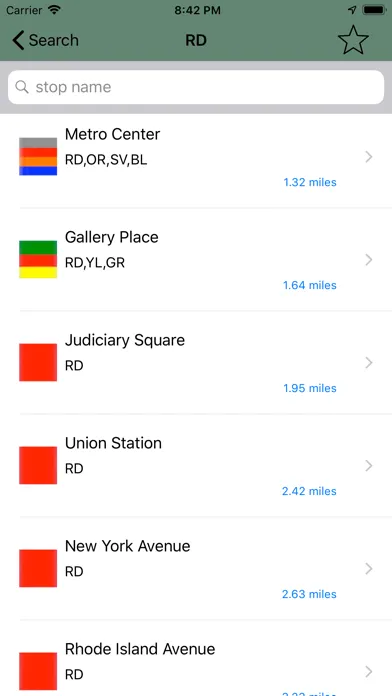 MetroTransit DC 스크린샷