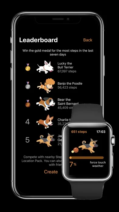 صور StepDog - Watch Face Dog