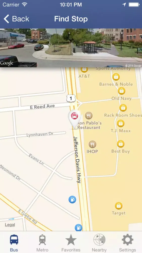 Capturas de tela do Next DC Metro and Bus