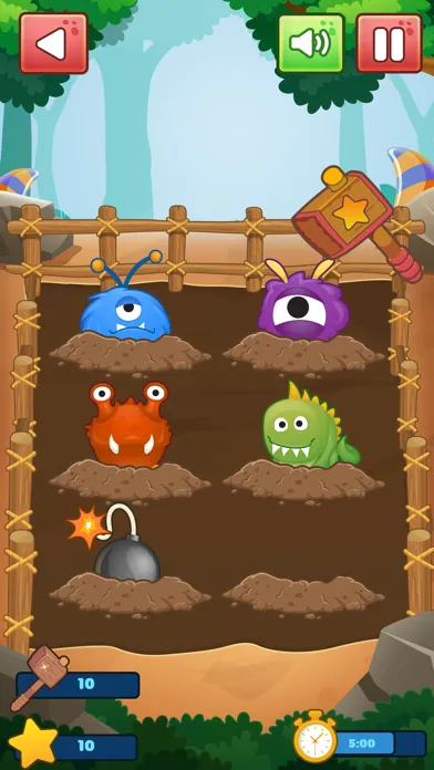 Whack A Monster Money Game سکرین شاٹس