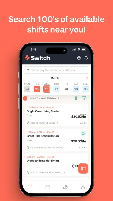 Switch - Healthcare Jobs سکرین شاٹس