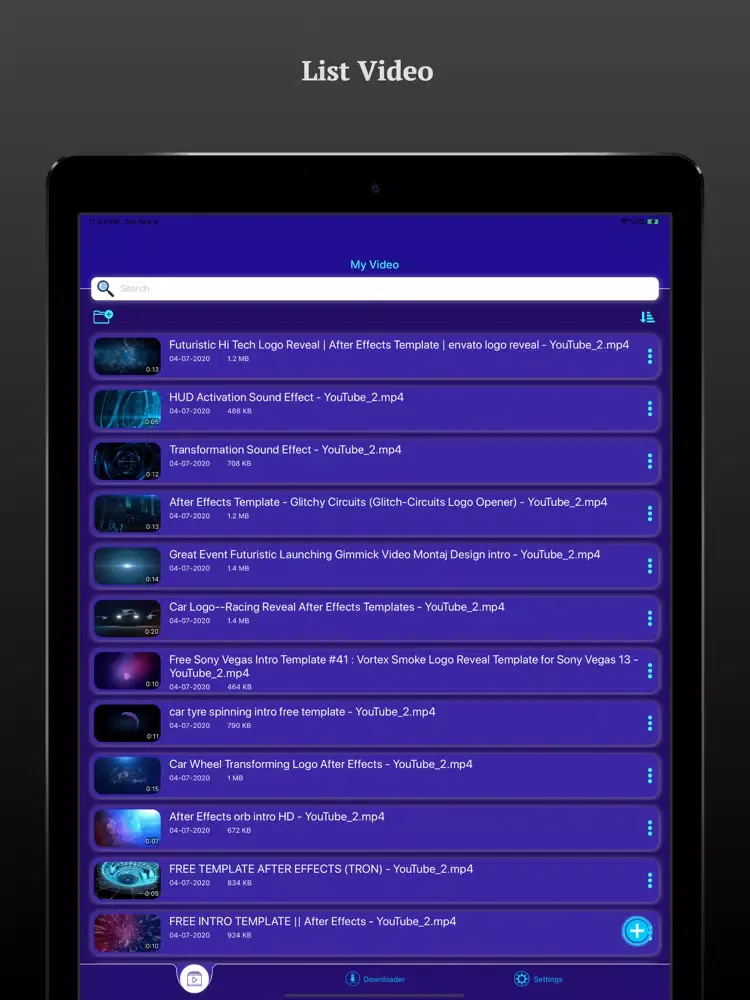 Video Saver - Video Secret iPad 应用截图