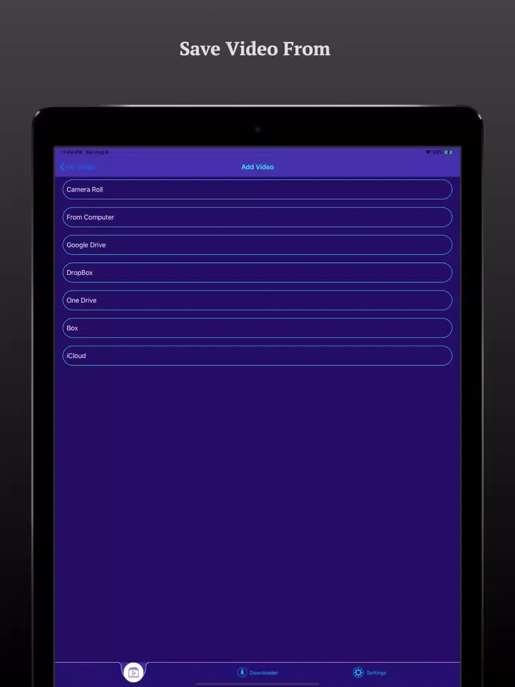 Video Saver - Video Secret iPad 应用截图
