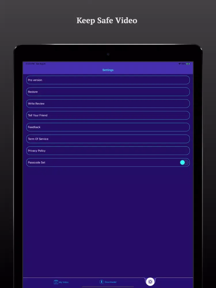 Video Saver - Video Secret iPad 应用截图