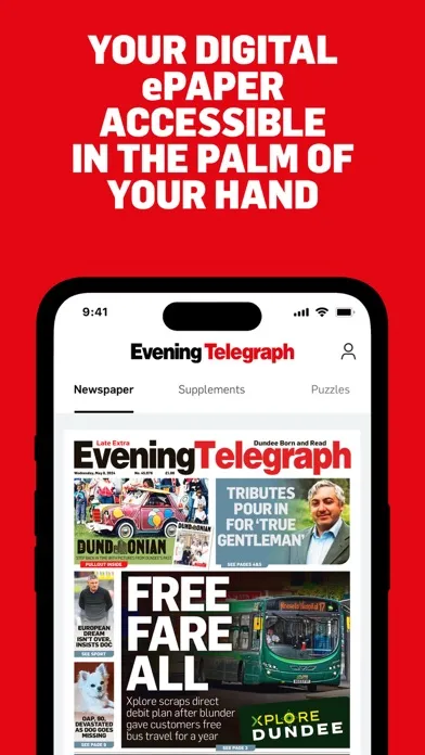 Ảnh chụp màn hình của Evening Telegraph Dundee