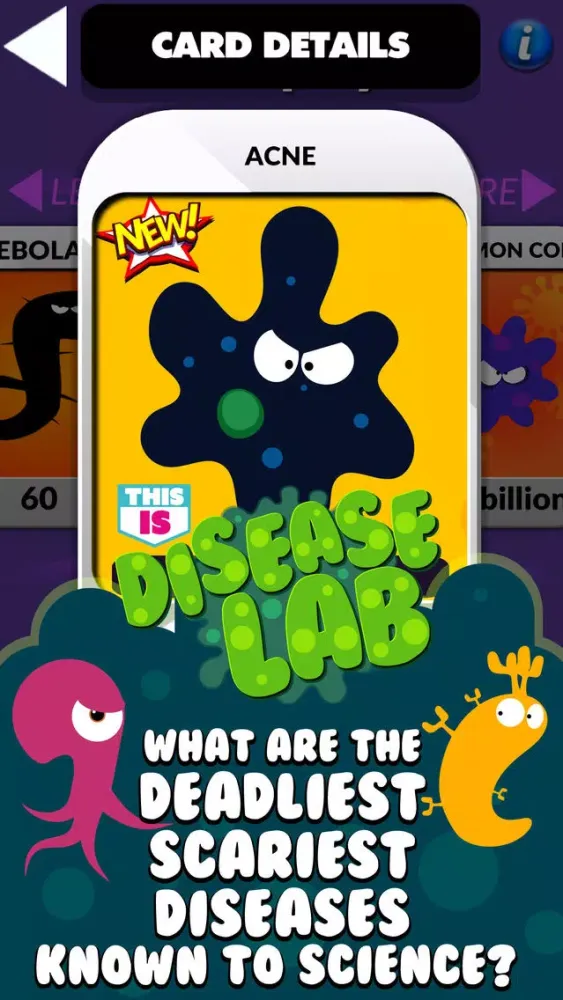 Disease Lab سکرین شاٹس