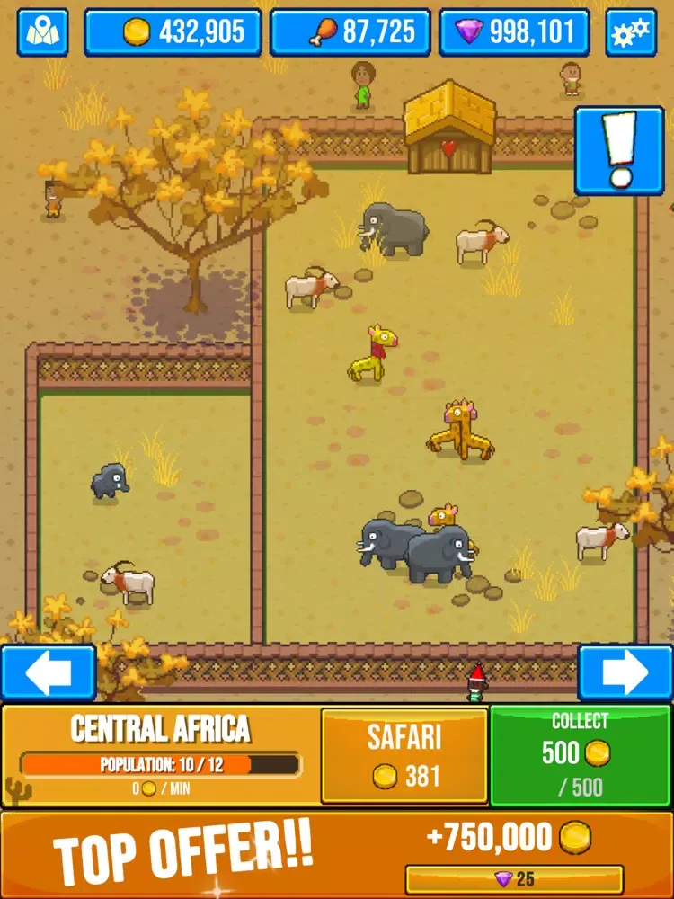 Tangkapan layar Happy Safari: a zoo game iPad 