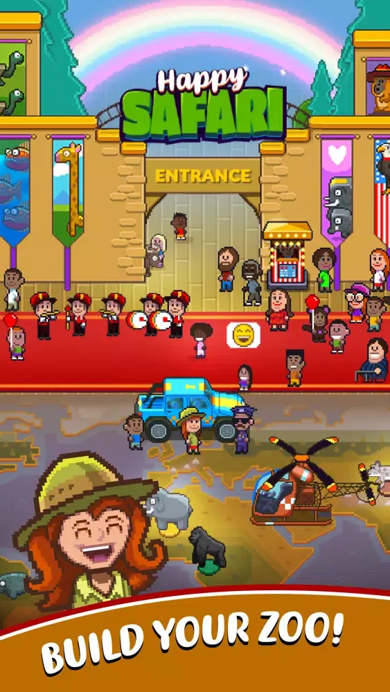Tangkapan layar Happy Safari: a zoo game