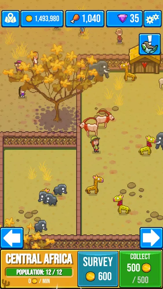 Tangkapan layar Happy Safari: a zoo game
