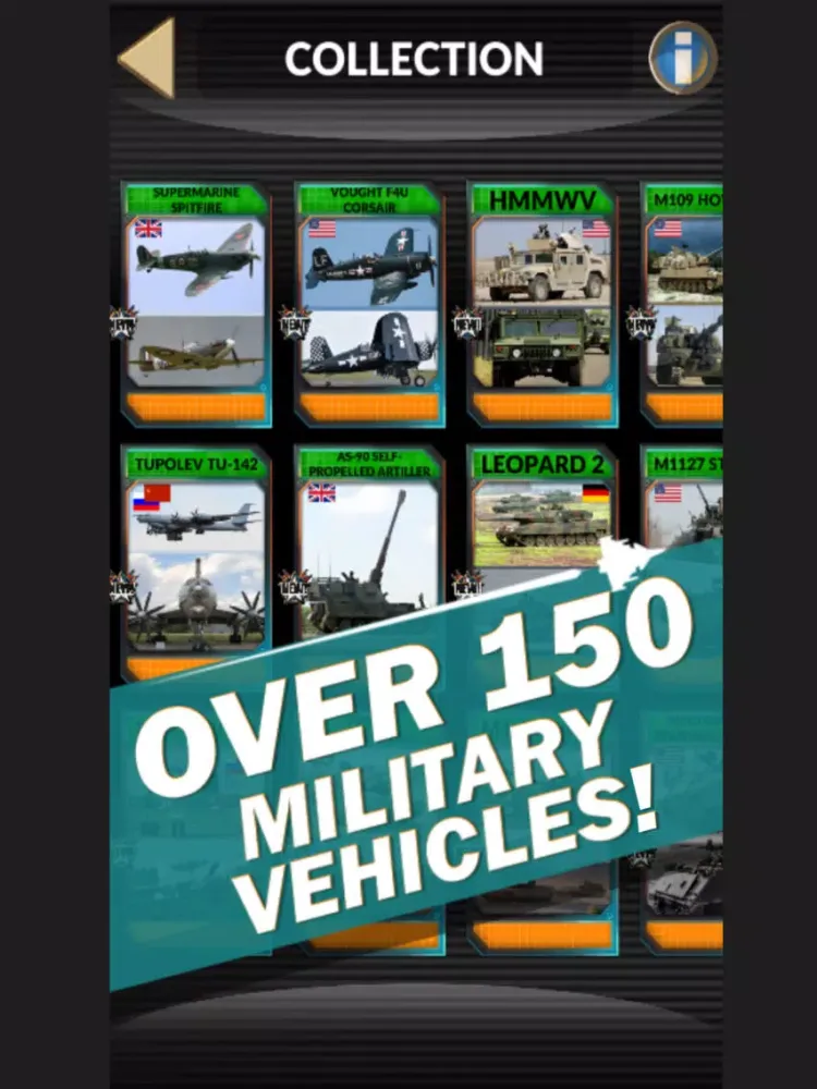 Capturas de pantalla de Military Machines iPad 