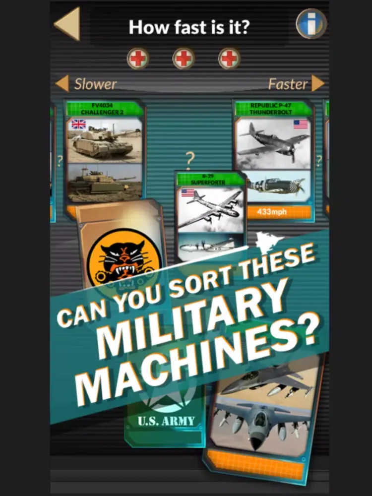 Capturas de pantalla de Military Machines iPad 