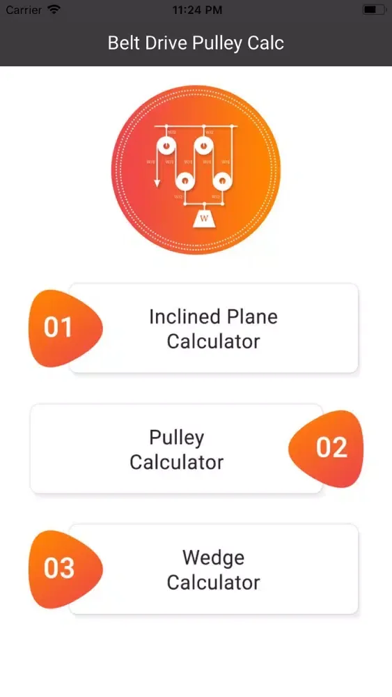 Belt Drive Pulley Calc স্ক্রিনশট