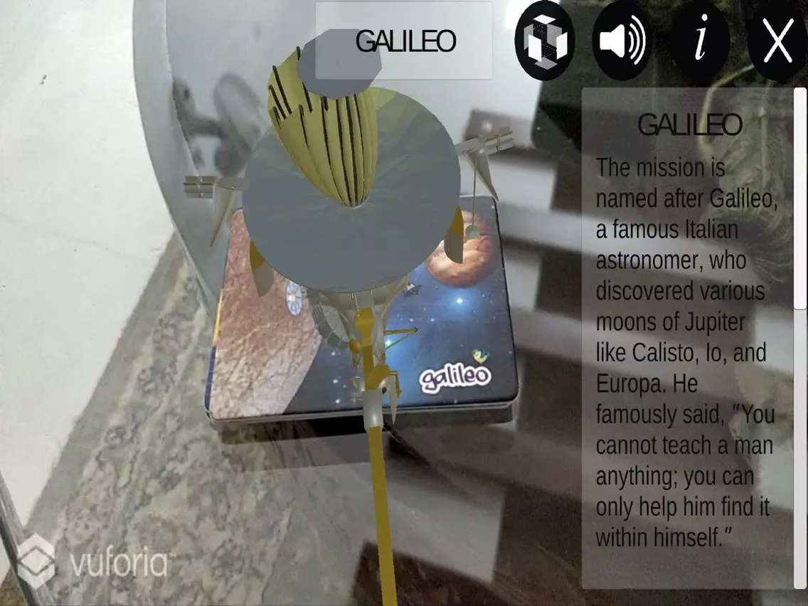 ภาพหน้าจอของ MAYAR Space in 3D iPad 