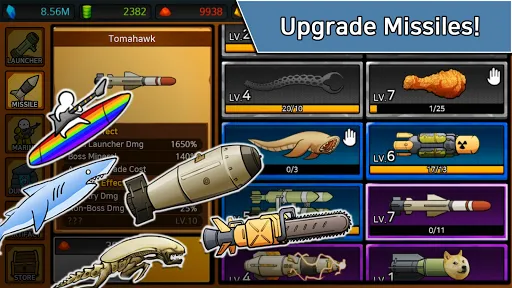 Missile Dude RPG : idle hero स्क्रीनशॉट
