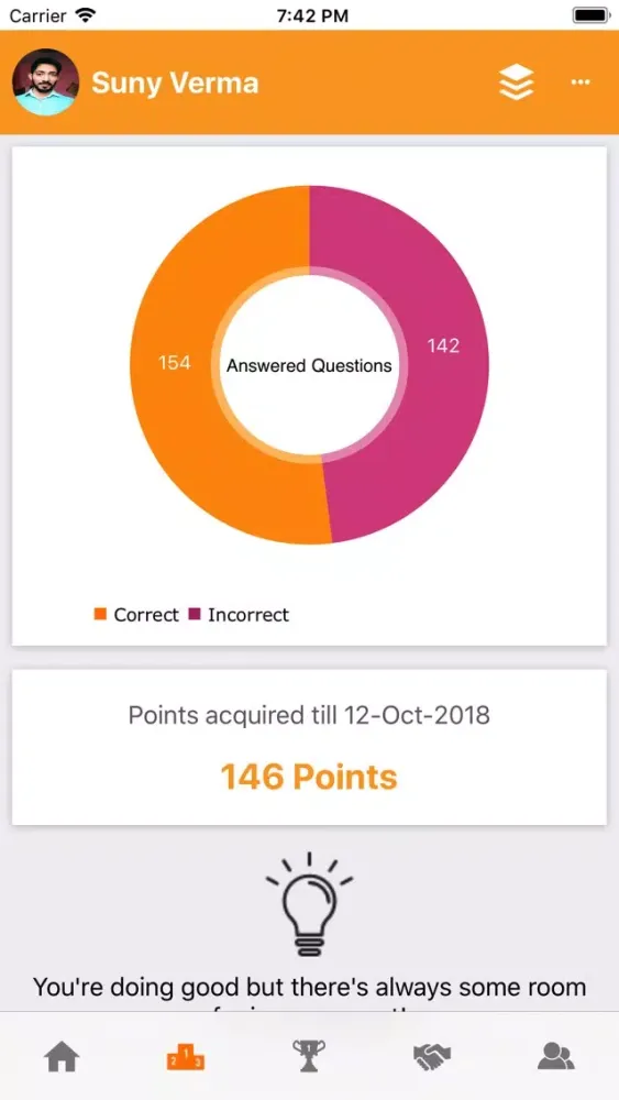 MyQ Swipe and Learn スクリーンショット