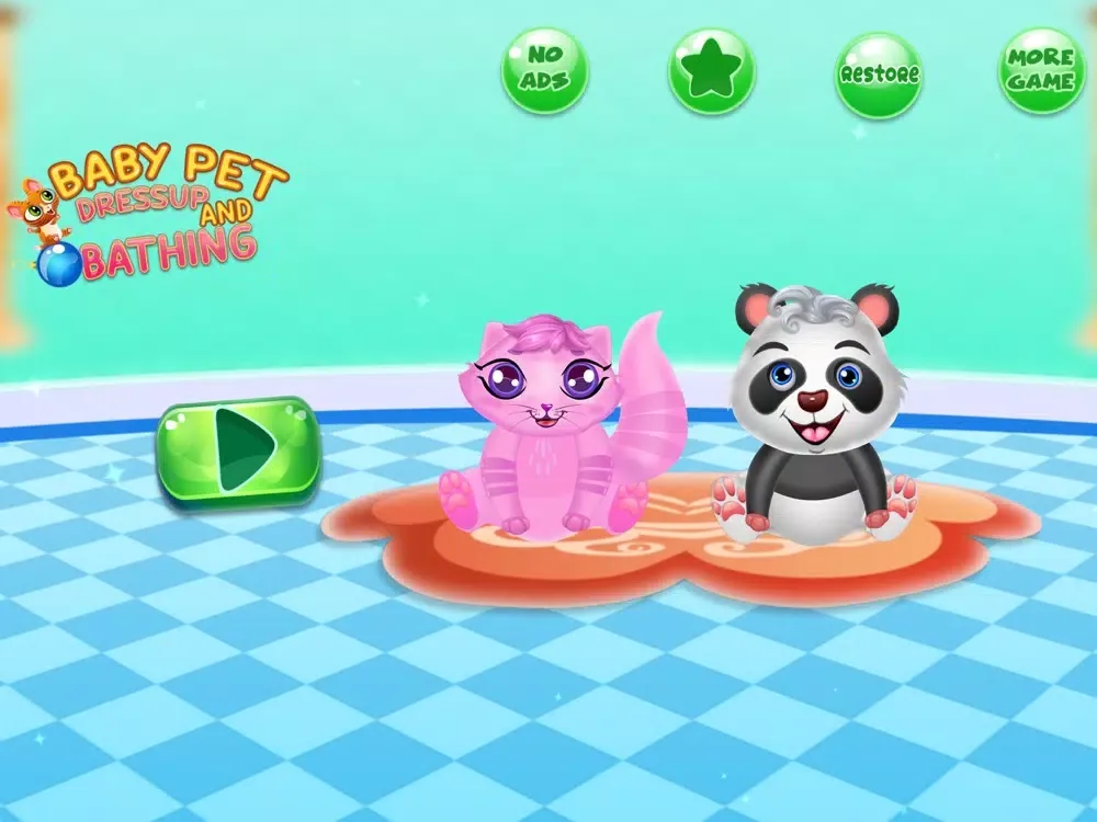 Captures d'écran de Baby Pet Wash Dressup Bathing iPad 