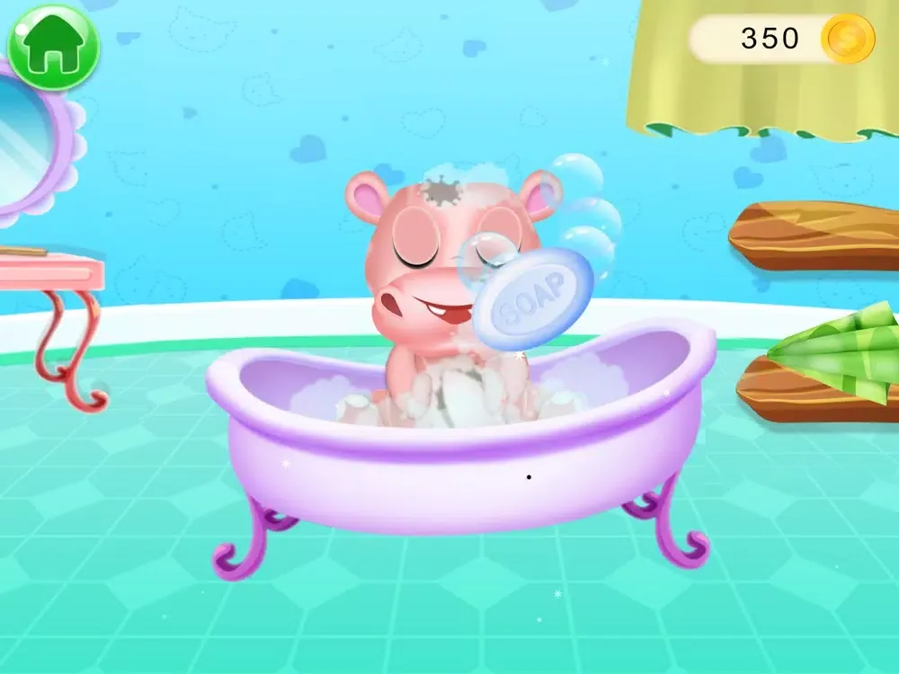 Captures d'écran de Baby Pet Wash Dressup Bathing iPad 