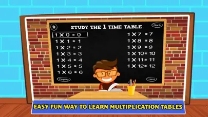 Times Tables Multiplication Screenshots