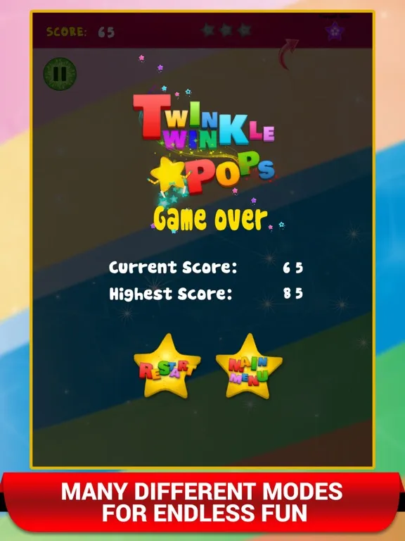 Capturas de pantalla de Twinkle Twinkle Popping Star iPad 