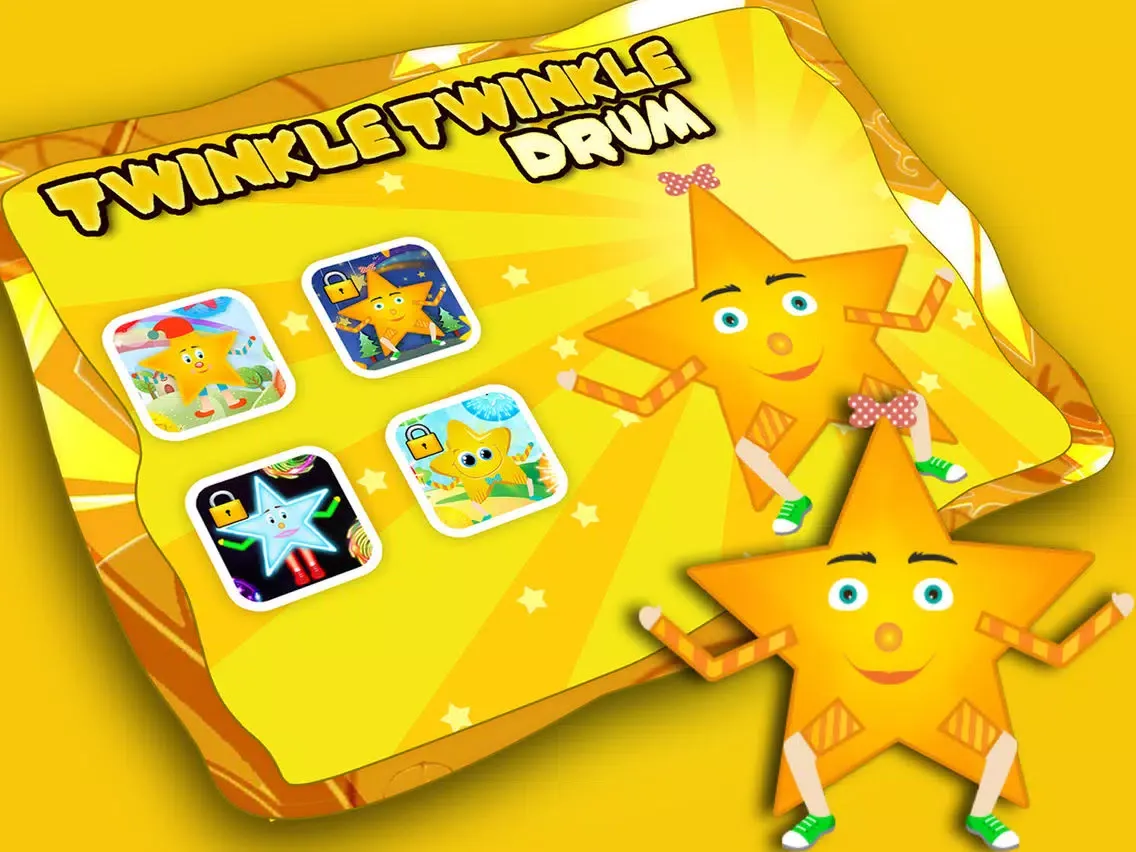 تصاویر Twinkle Twinkle Little Stars Musical Baby Drum Station iPad 