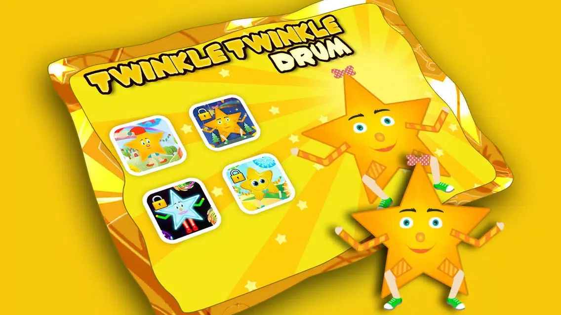 تصاویر Twinkle Twinkle Little Stars Musical Baby Drum Station