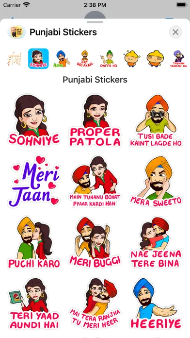 Animated Punjabi Stickers স্ক্রিনশট