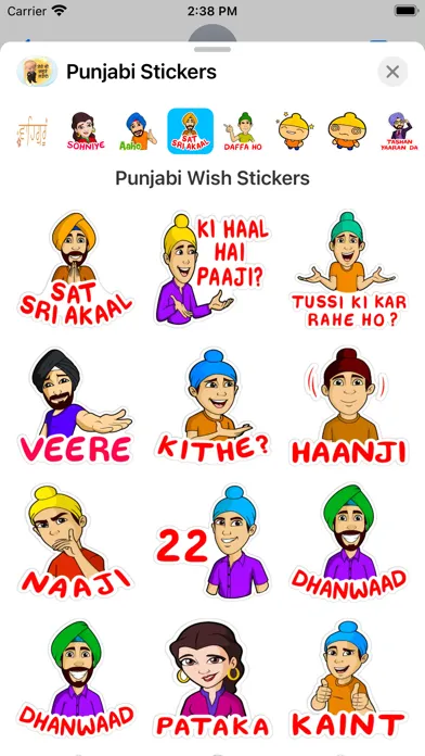Animated Punjabi Stickers স্ক্রিনশট