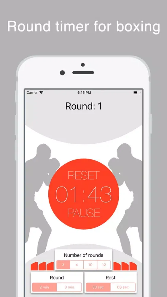 Boxing round timer ® Screenshots