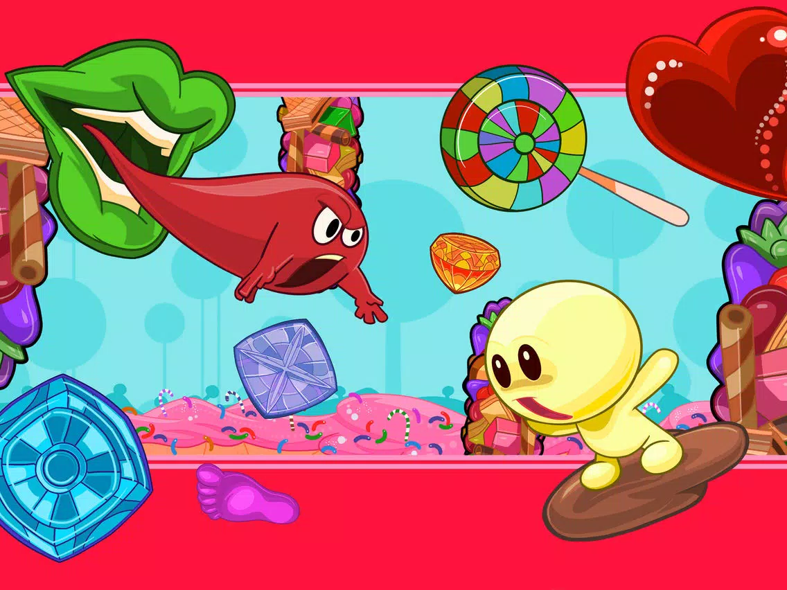 Candy Flying Man - Top classic sweet game for free iPad  سکرین شاٹس
