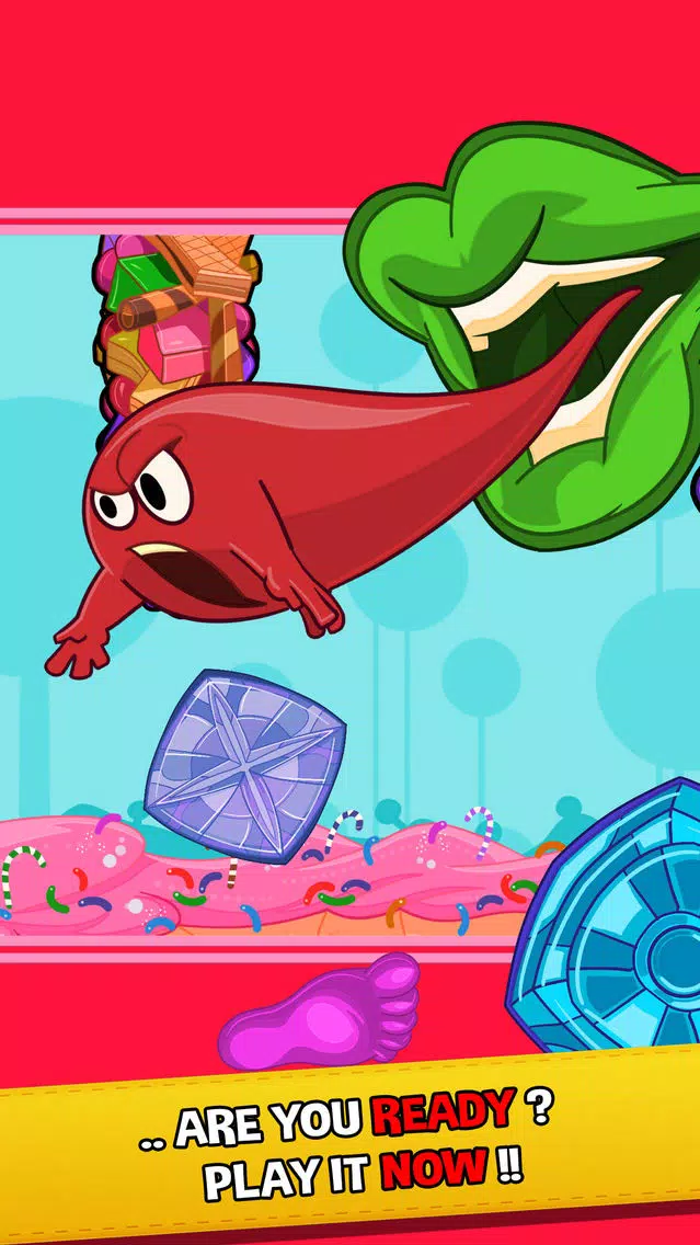 Candy Flying Man - Top classic sweet game for free سکرین شاٹس