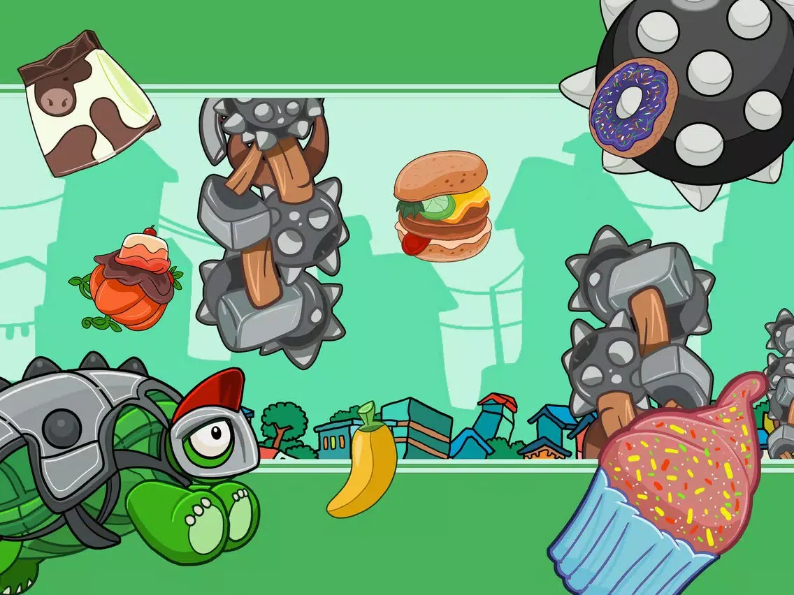 Capturas de pantalla de 2D Turtle Evolution - The tortoise games for boys iPad 