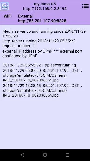 eXport-it UPnP Client/Server应用截图