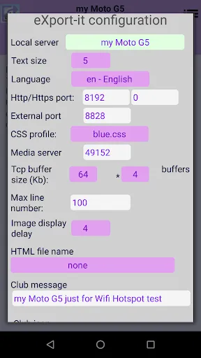 eXport-it UPnP Client/Server应用截图