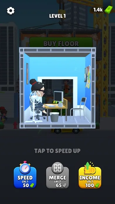 Capturas de tela do Tower Tycoon 3D: Build & Merge