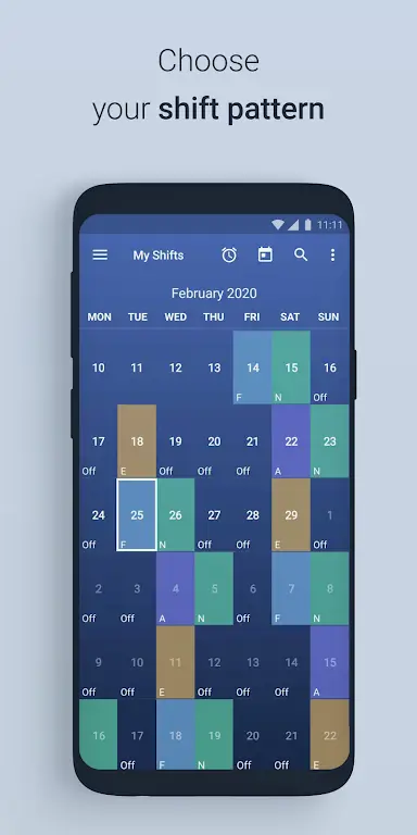 Shift Work Schedule Calendar-screenshot-1