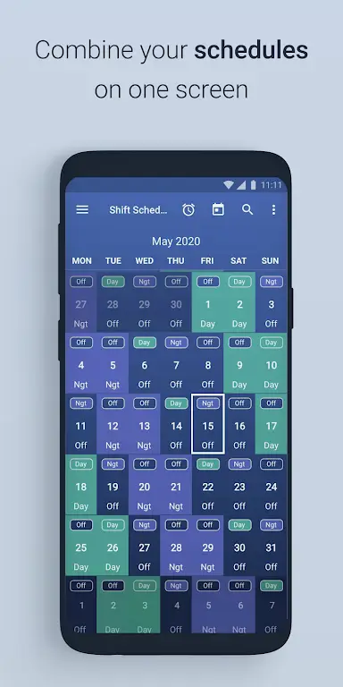 Shift Work Schedule Calendar-screenshot-2