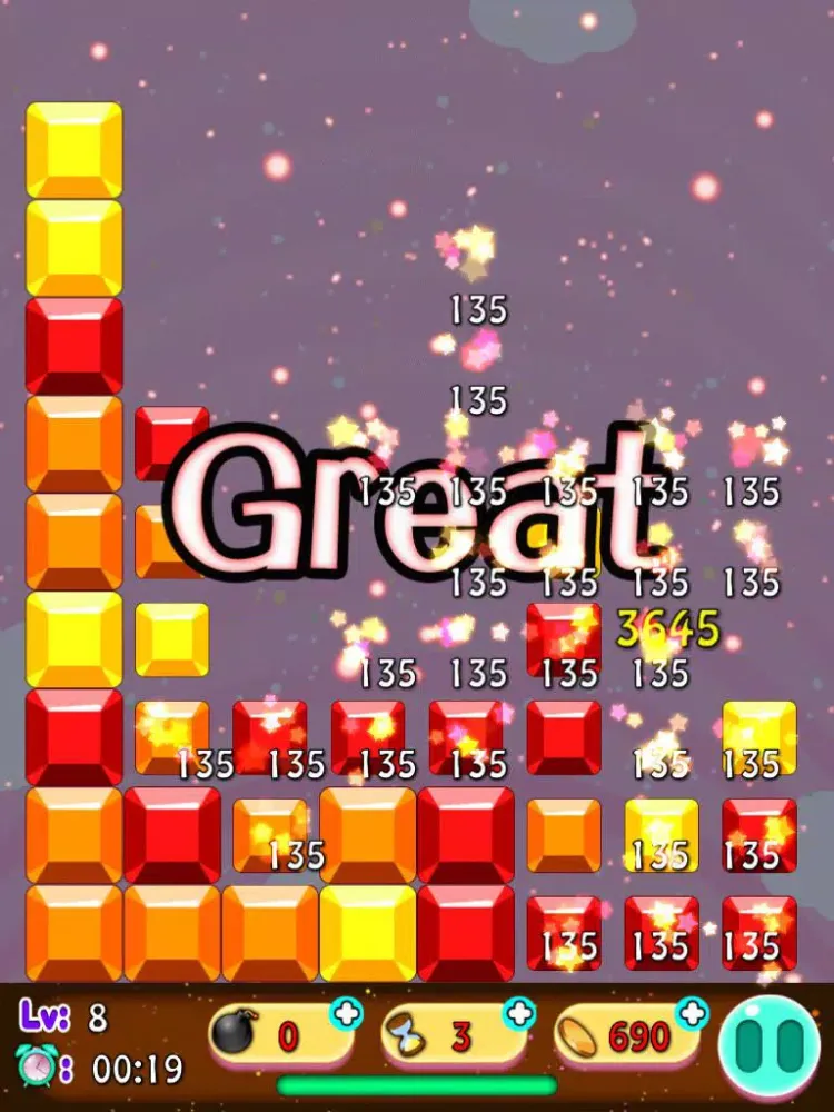 Zrzuty ekranu Ace Candy Block iPad 