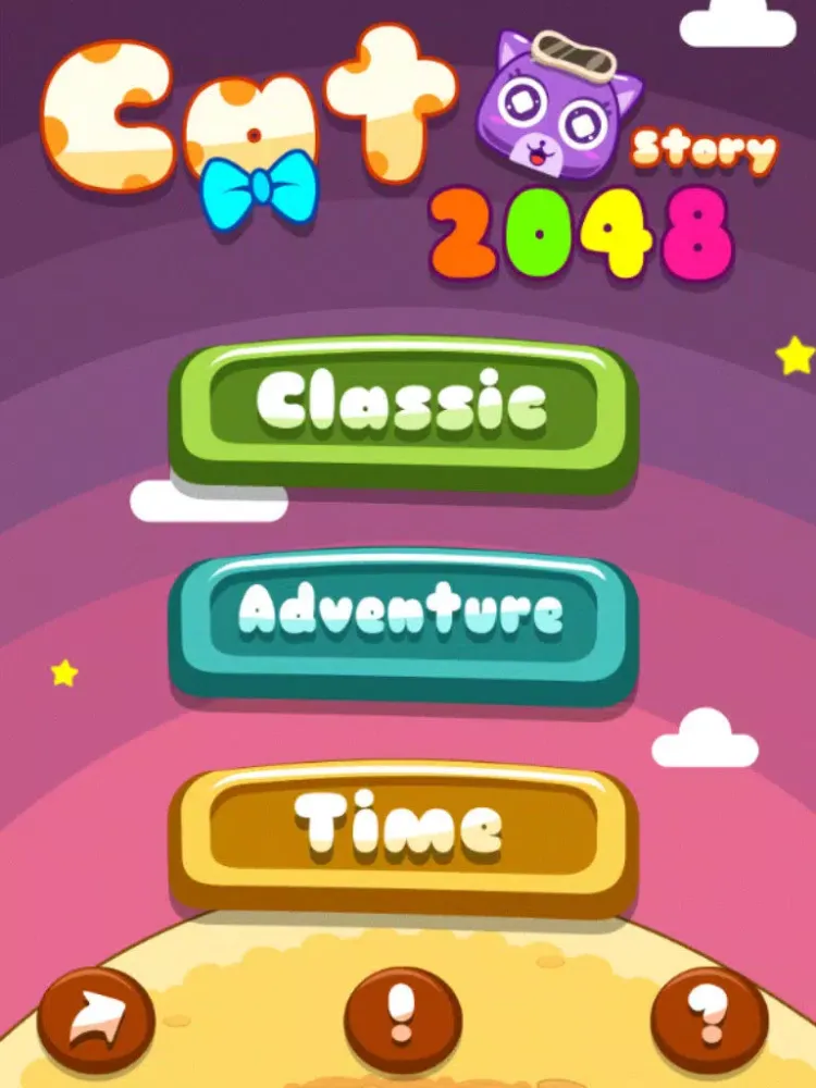 Tangkapan layar Cat 2048 Story iPad 