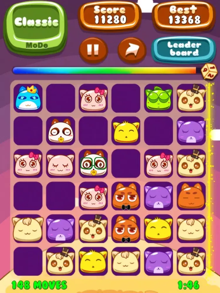 Tangkapan layar Cat 2048 Story iPad 