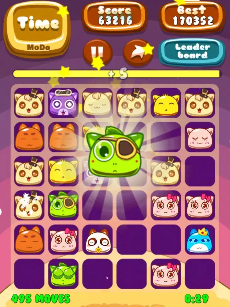 Tangkapan layar Cat 2048 Story iPad 