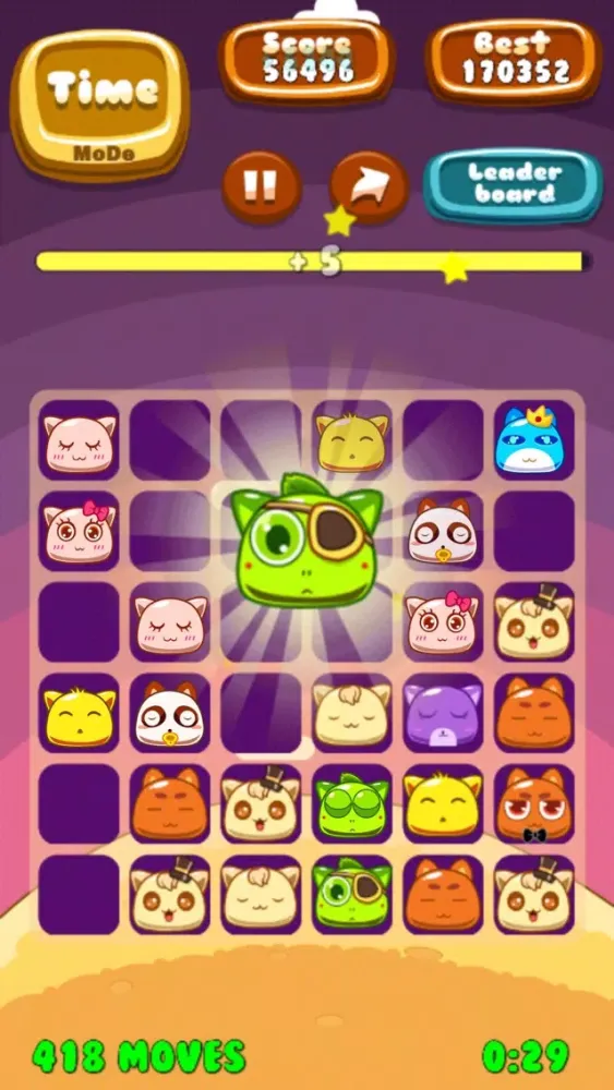Tangkapan layar Cat 2048 Story