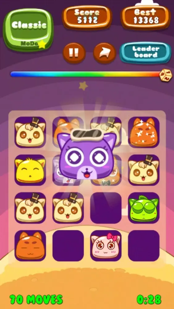 Tangkapan layar Cat 2048 Story