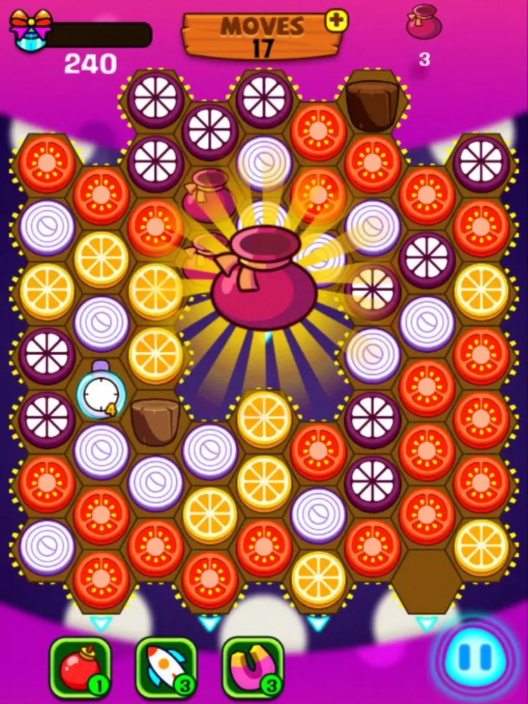 Captures d'écran de Fruit Nest Crush iPad 