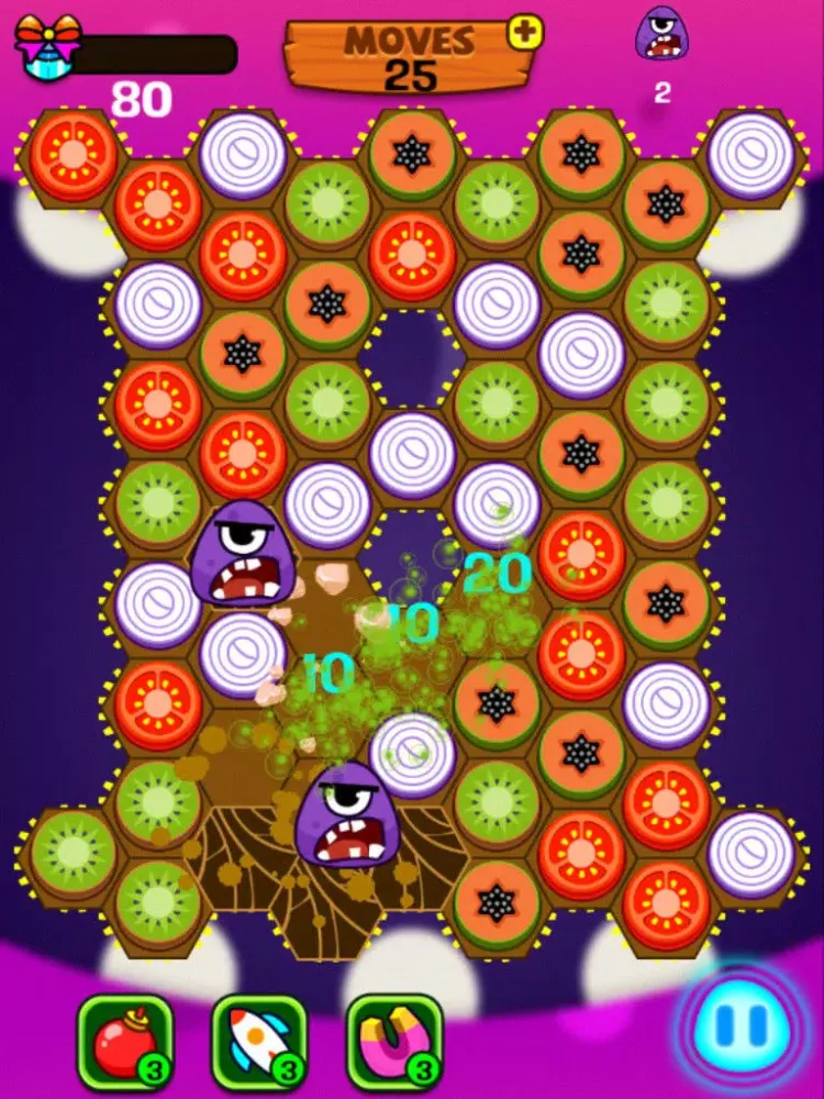 Captures d'écran de Fruit Nest Crush iPad 
