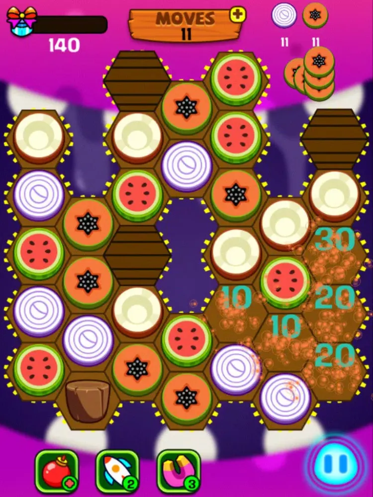 Captures d'écran de Fruit Nest Crush iPad 