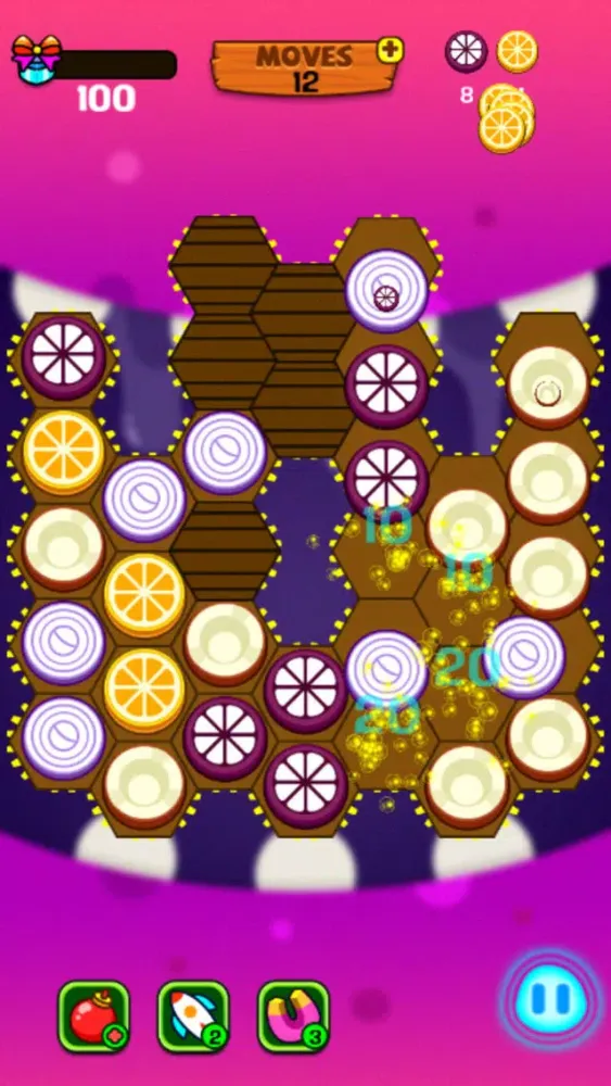 Captures d'écran de Fruit Nest Crush