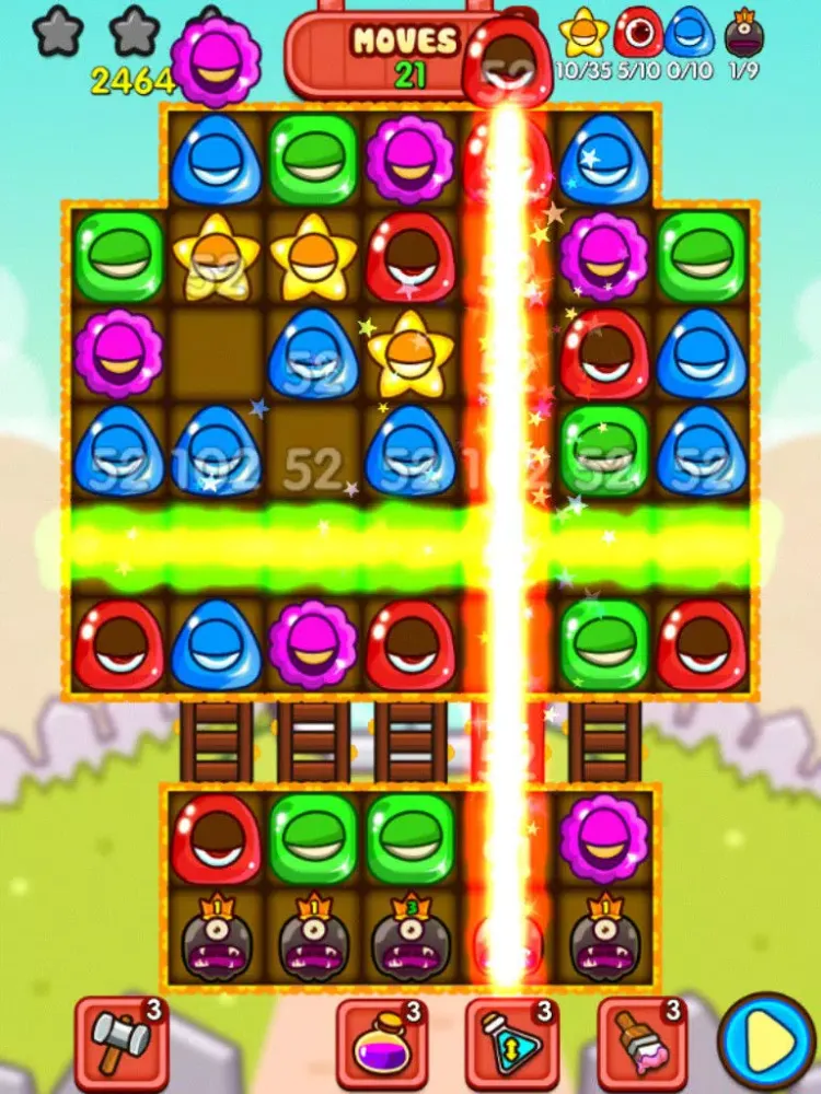 Capturas de tela do Paint Jelly Crush iPad 