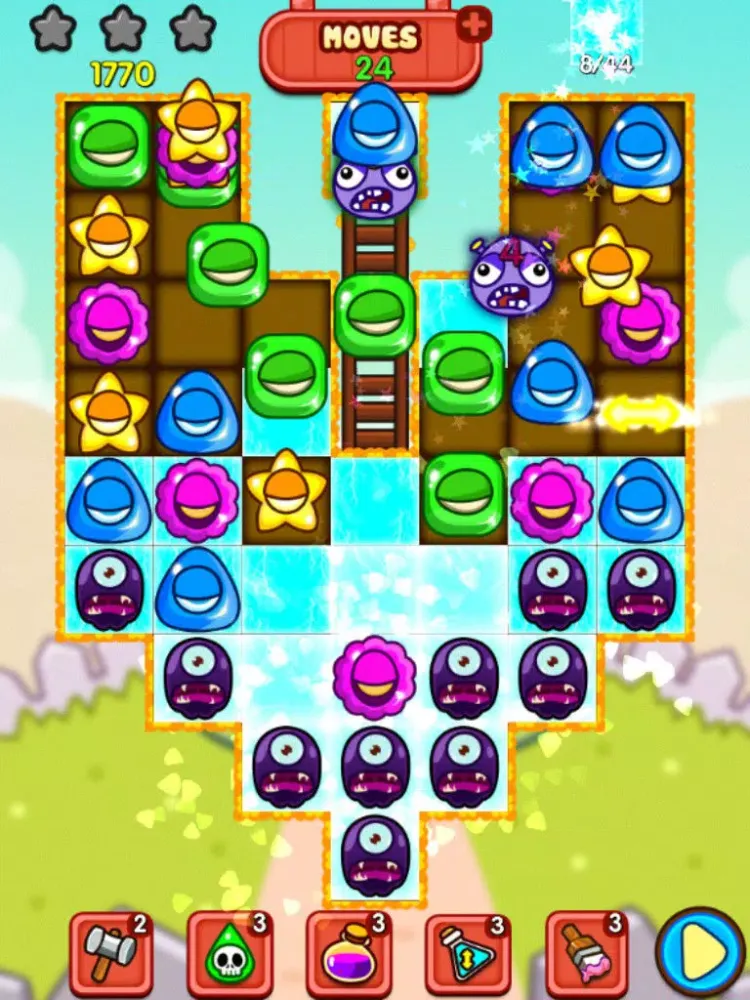 Capturas de tela do Paint Jelly Crush iPad 