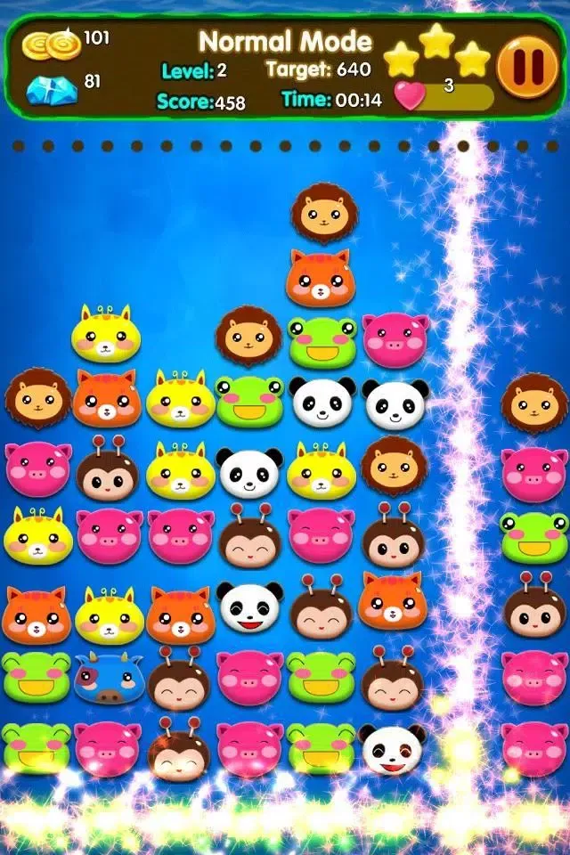 Capturas de tela do Pet Face Moving