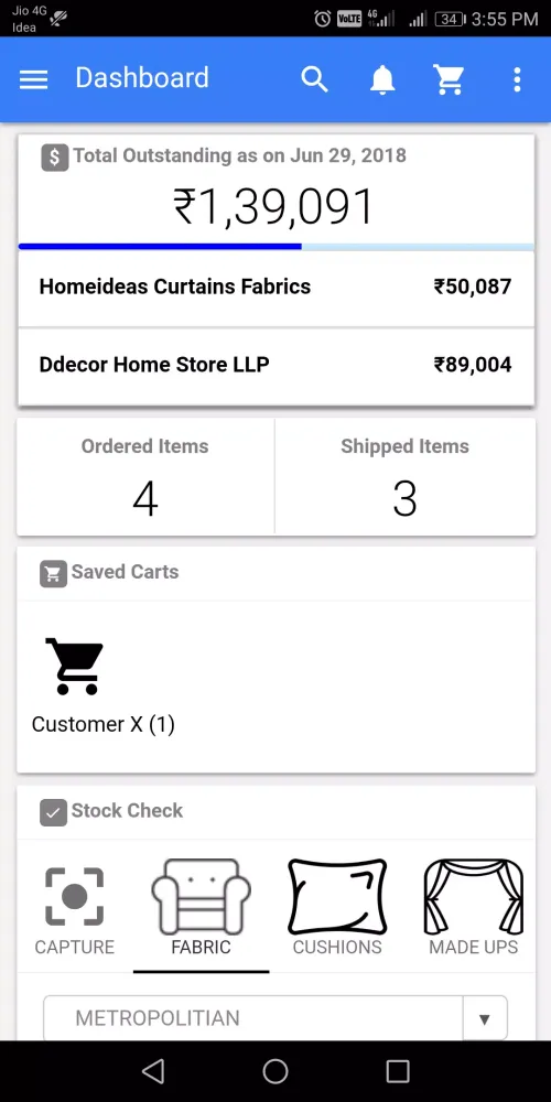 Capturas de pantalla de Home Ideas Merchant